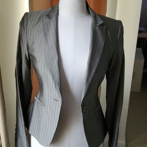 Express suit jacket in gray/silver
